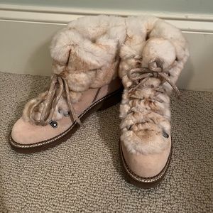 Real Rabbit Fur Boots